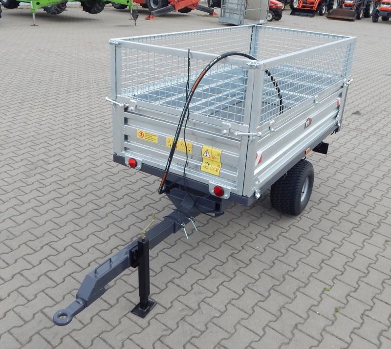 Przyczepa 1500 BIG TRX + kiper 135x240x40+41cm