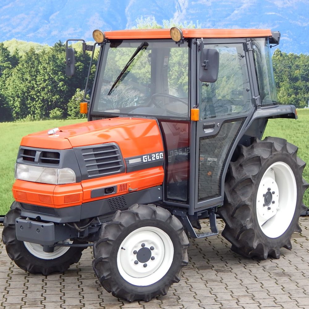 Kubota, model GL260, nr. ramy: 34735 4WD+KABINA