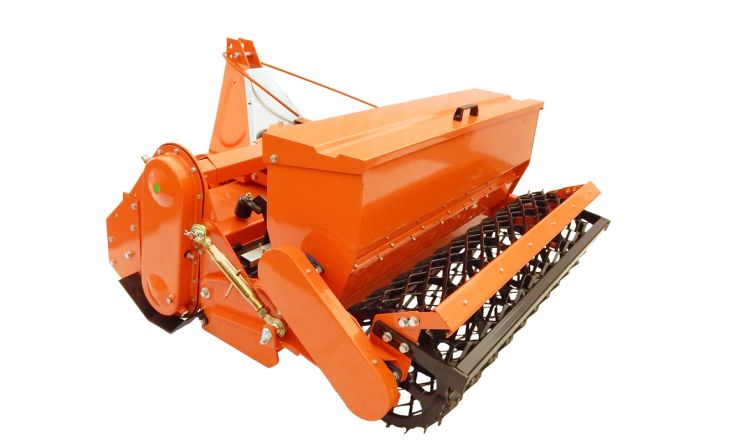 GEOGRASS SB165 stone burier with seed drill, tilling set
