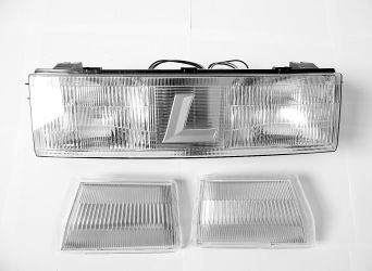 Lampa kompletna z boczkami H3400-30002