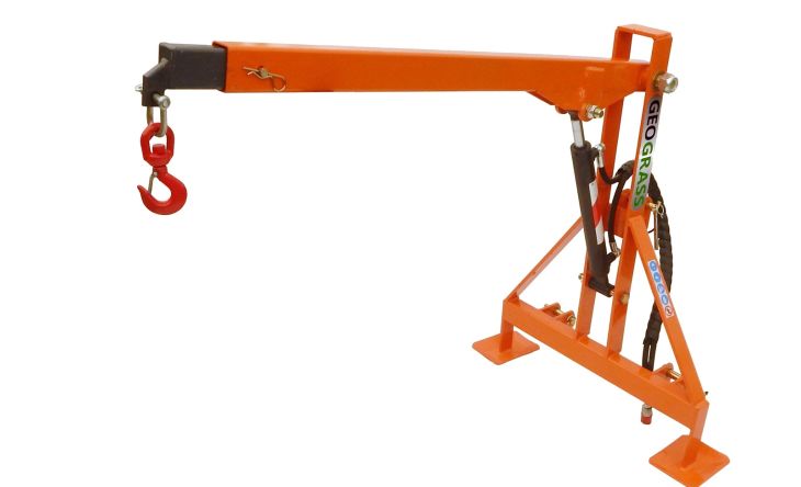 Hydraulic crane for small tractors EL500