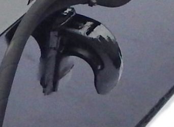 Additional “HOOK” fitted to the bucket